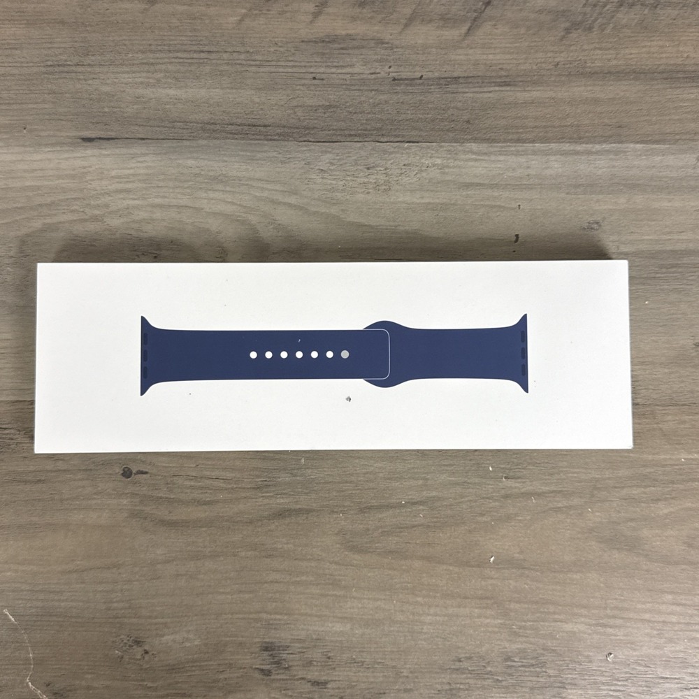 Apple Watch Sport Band - Denim Blue - Size 42mm - S/M Size - Apple Watch 10